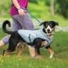 A side image of the Kurgo dog cooling vest or jacket. 