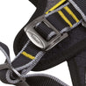 Shows part of  the Dog car travel safety harness 4 point adjustment system 