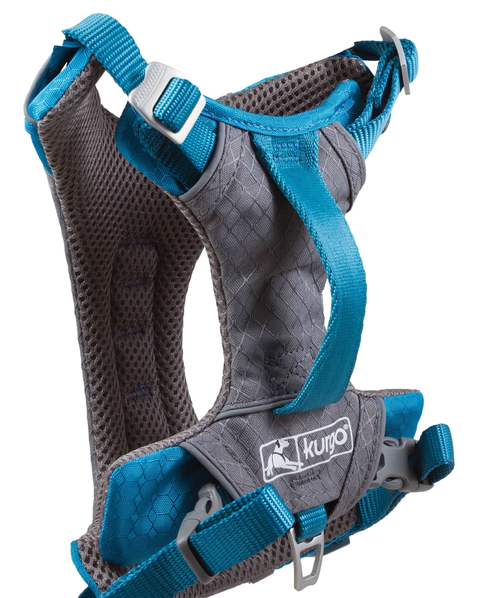 All the adjustable fixings and buckles for the Kurgo Journey Air Harness.